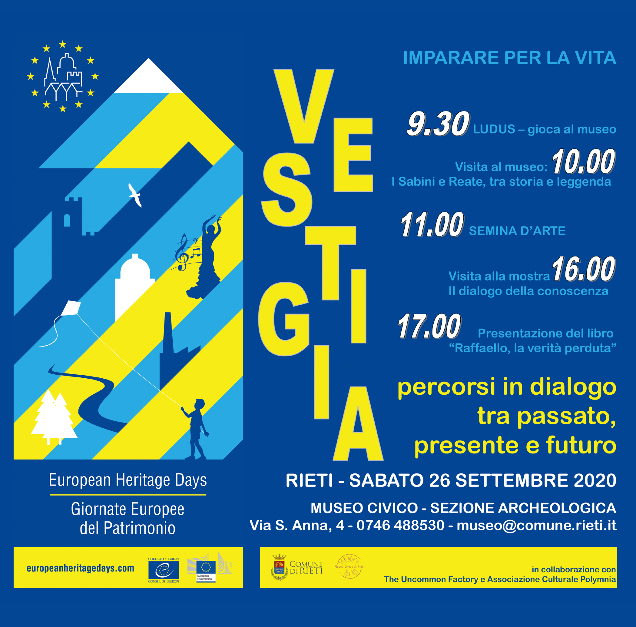 VESTIGIA, percorsi in dialogo tra passato, presente e futuro